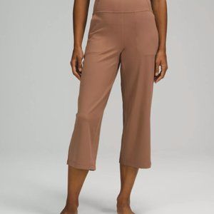 Lululemon Align™ Super-High-Rise Wide Leg Crop 23" in Cacao